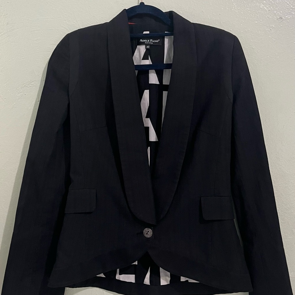 ADELE FADO  Black Blazer